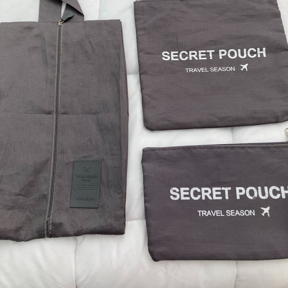 Travel Season "Secret Pouch" set of 3 and a reisenthel travel laundry bag